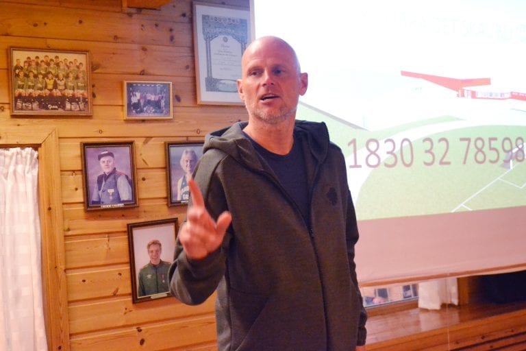 Fotballkveld i Gruehallen, 6. januar 2019. Foto: Pål-Erik Berntsen