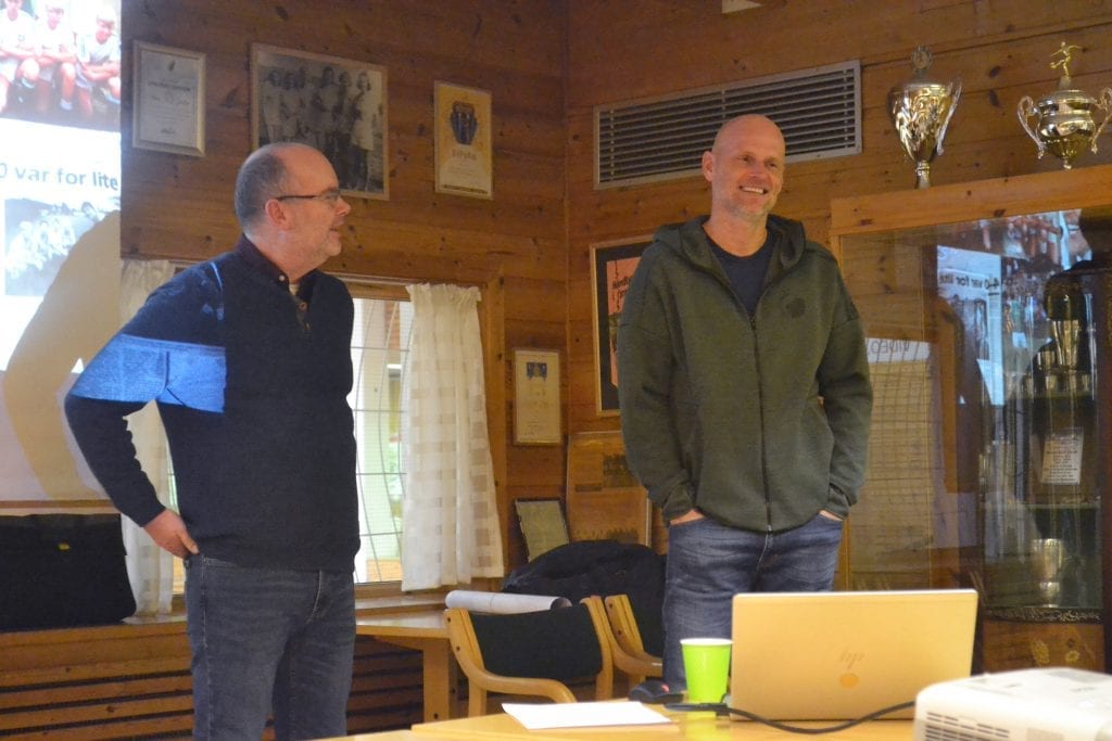 GLAD FOR STØTTEN: Gjermund Holt i prosjektgruppa er meget fornøyd med støtten fra Ståle Solbaken. Foto: Pål-Erik Berntsen