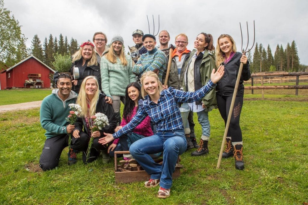 FARMEN FRA GRUE: Veldig snart kan du se denne gjengen fra Gjedtjernet gård i Grue. Foto: TV2