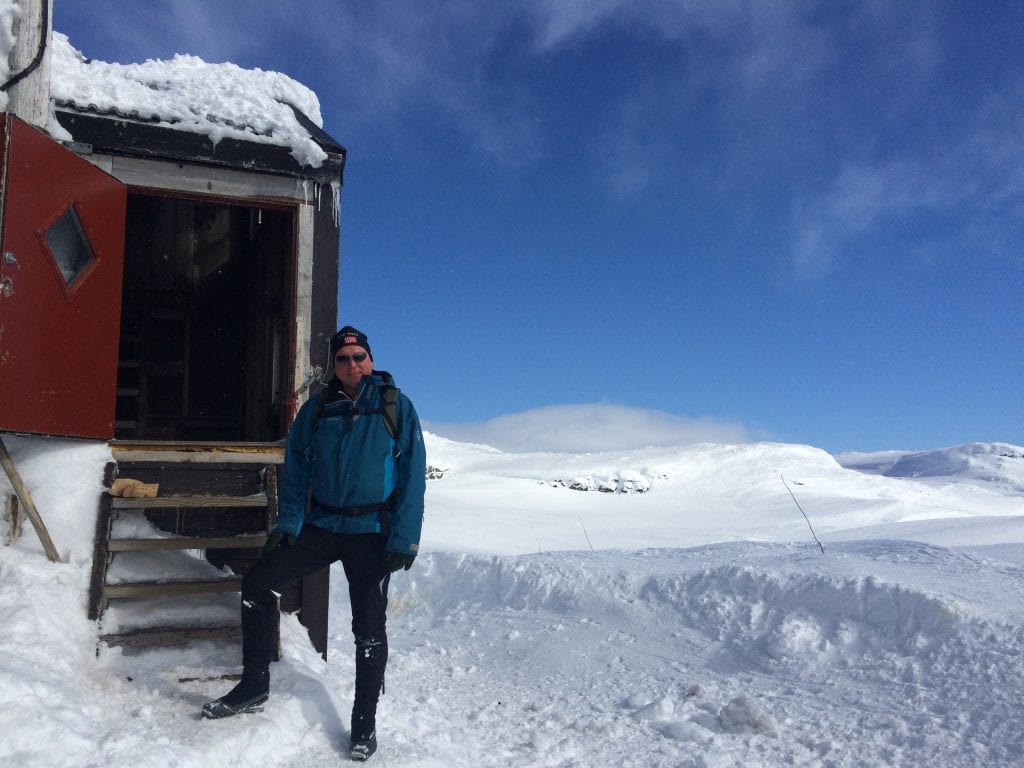 VIL PÅ HYTTA: Bringsvor understreker at hyttefolket må respektere det nye forbudet, og håper det blir endring til påske. Da vil han på hytta. Foto: Norsk Hyttelag