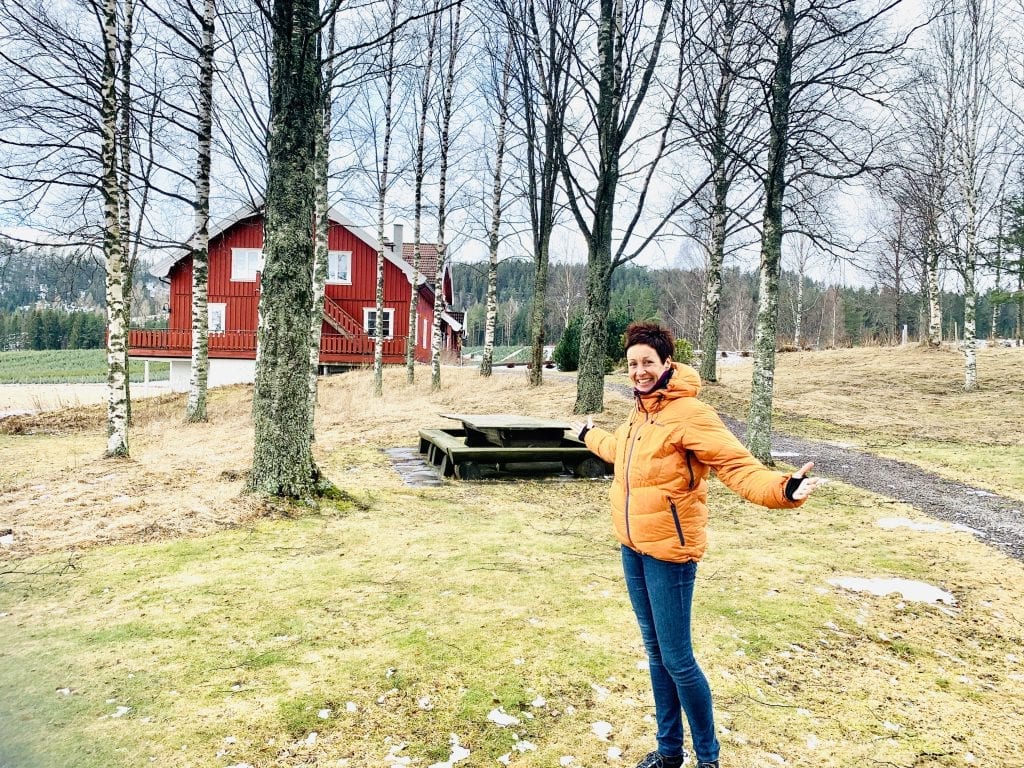 MATOPPLEVELSE: Her blir det snart en frodig og fin matskog når grønn plen skal bli til en matopplevelse. Foto: Liv Rønnaug B. Lilleåsen