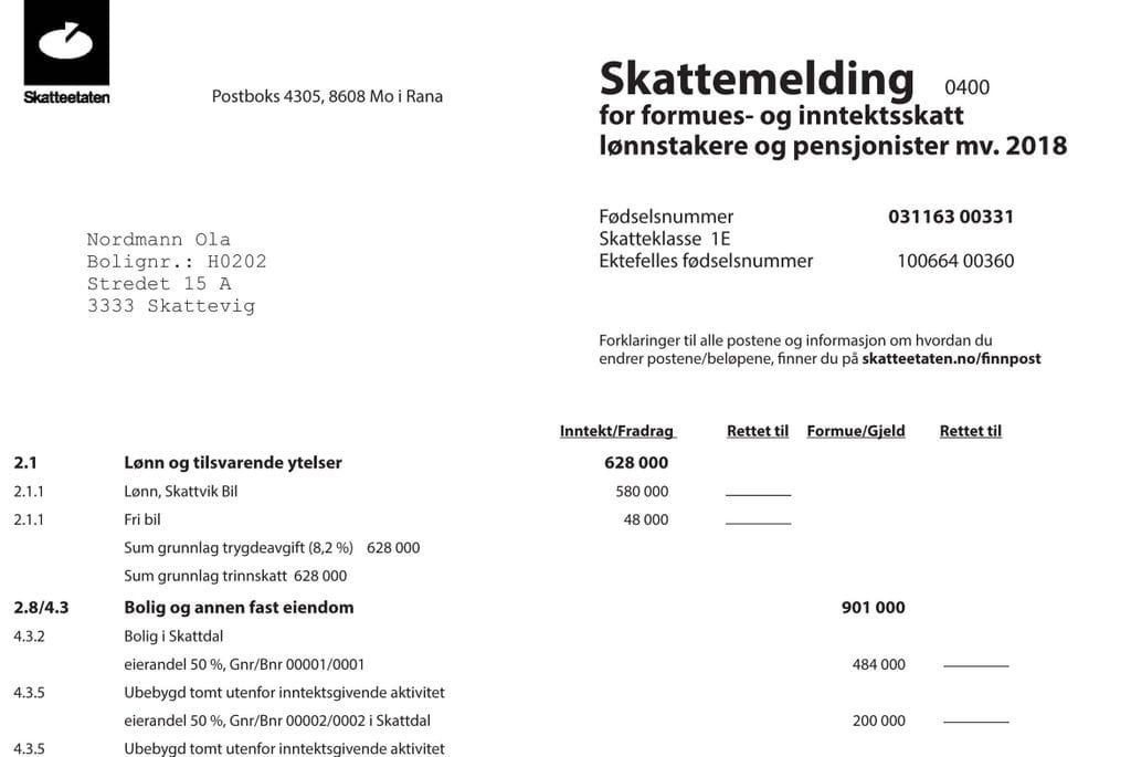 SELVANGIVELSEN: Nå kommer skattemeldingen. Foto: Skatteetaten