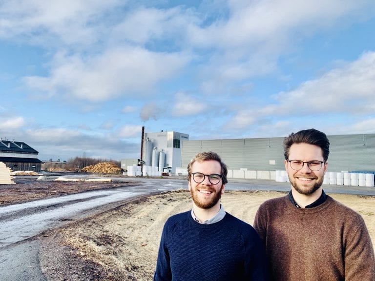 VIL SATSE: Her i nærheten av Solør Bioenergi ønsker brødrene fra Oslo Christopher og Marius Bratsberg i Alma Hydrokultur å etablere seg. Foto: Liv Rønnaug B. Lilleåsen