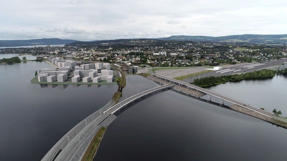 KAN BETY MYE FOR SOLØR: Flytting av jernbanen i Hamar muliggjør direktetog fra Elverum til Oslo. Flere politikere taler også for at elektrifisering av Røros- og Solørbanen vil bli prioritert ved en flytting. Foto: Bane Nor.