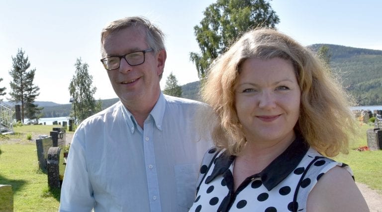 INVITERER SOLUNGENE MED: Øivind Roos og Eva Vermundsberget inviterer solunger til Taube-aften på Kongsvinger festning 30. oktober. Det settes opp buss fra Vermundsjøen. Arkivfoto: Mari Nyberget.