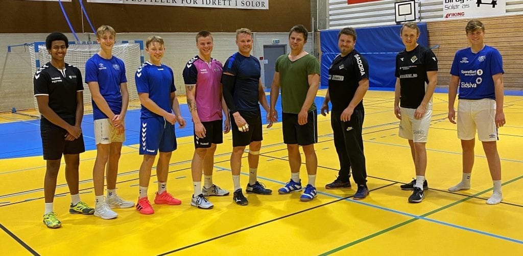 HAR PLASS TIL FLERE: Nå er det duket for herrehåndball på Flisa, og dersom det blir sesong er de påmeldt i 3. divisjon. Foto: Privat.