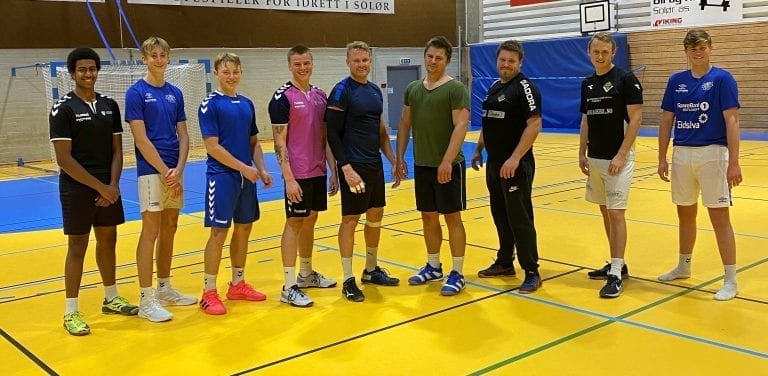 HAR PLASS TIL FLERE: Nå er det duket for herrehåndball på Flisa, og dersom det blir sesong er de påmeldt i 3. divisjon. Foto: Privat.