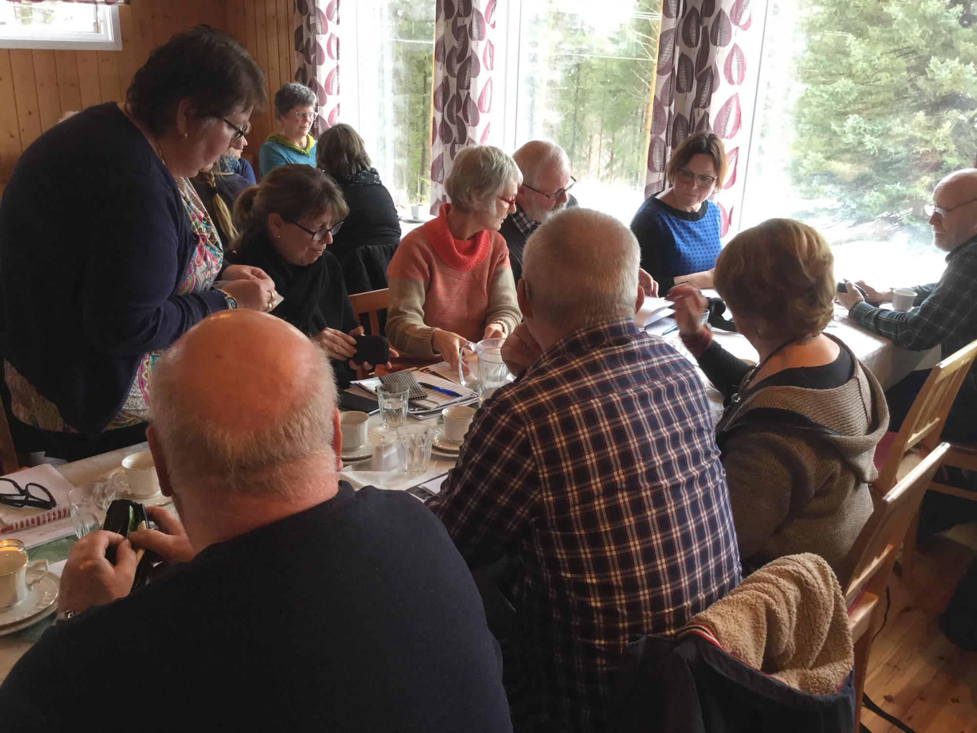 MÅ UTSETTE: Finnskogtinget 2021 er allerede bestemt utsatt. Her fra Finnskogtinget på Bakken grendehus i 2019. (Foto: Gunn Marit Lindmoen).