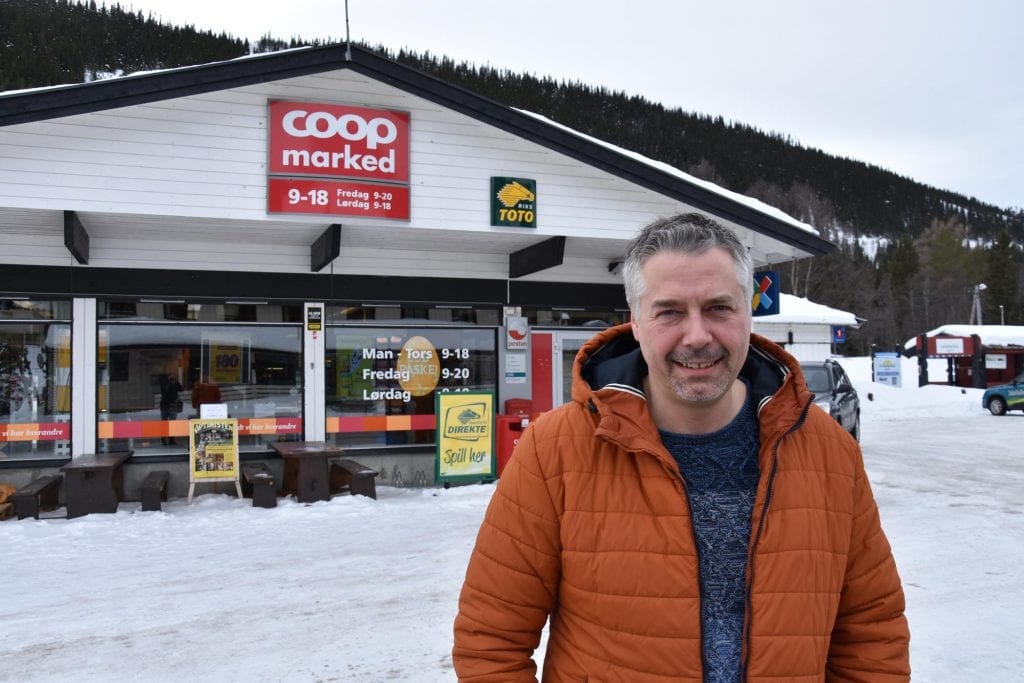 ØKER MYE: Coop Innlandet er så fornøyd med butikkdriften i Engerdal at butikken nå blir omprofilert til Prix. Solungen Tor Erik Skramstad har vært butikksjef siden høsten 2017.