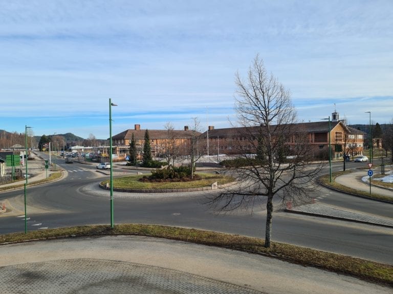 NY REKORD: På månedens siste dag ble det satt ny varmerekord for februar på Flisa. Her ble det målt 13,0 grader da.