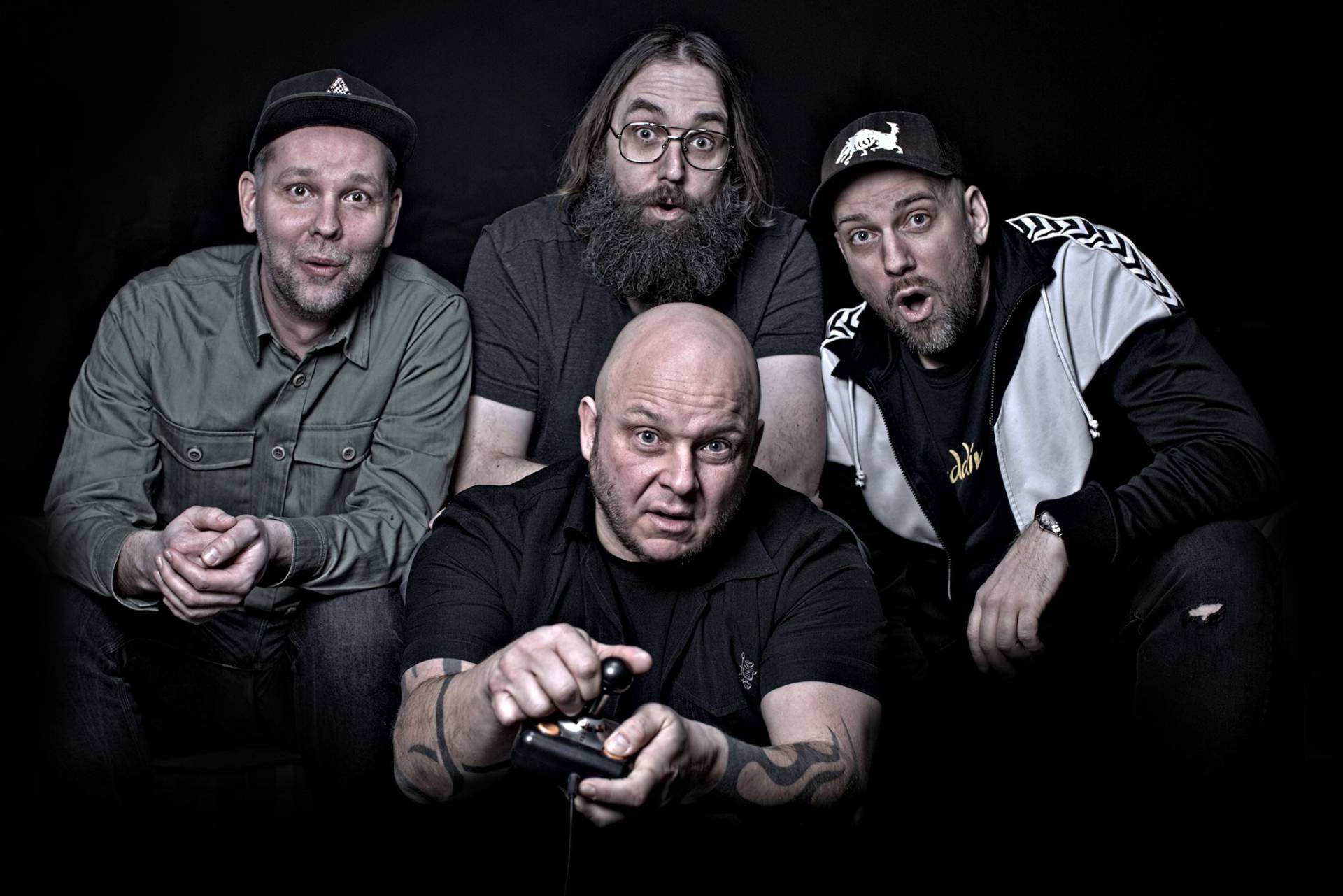 NYTT ALBUM PÅ GANG: 13. august slipper Malossi sitt nye album, og tre av singlene er allerede ute. «Kløpp Dreieventiln» har også fått en solid musikkvideo. Pressefoto: Frank Solberg.