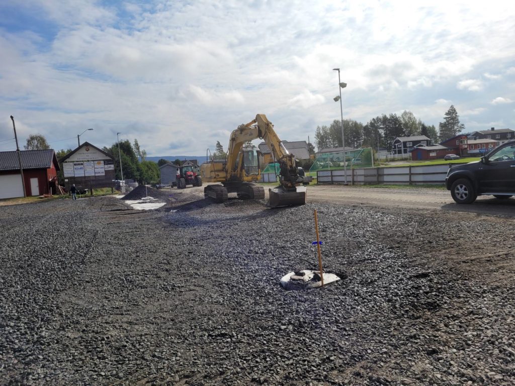 MYE ASFALT: I tillegg til 1.500 meter med rulleskianlegg legges det også opp til ny parkeringsplass nedenfor Idrettens Hus.