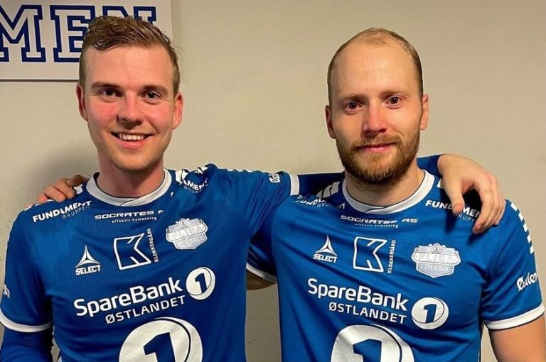 VANT IGJEN: Flisa fotball slo Rena og målscorere var Simen Midtsundstad (til venstre) med 2 og Torkil Moberg (Foto: privat).