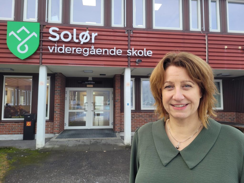 VIL BLI VALGT: Rektor ved Solør videregående skole, Kjersti Støre, håper selvsagt at flest mulig 10.-klassinger velger et utdanningstilbud lokalt i Solør.