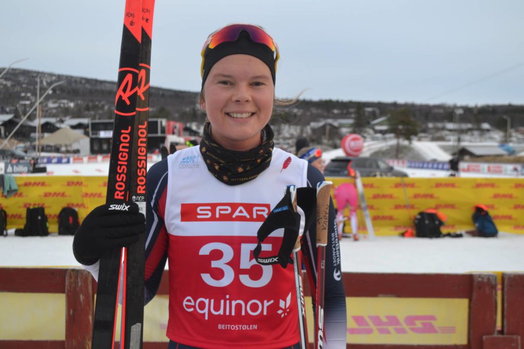 VIL BLI BEDRE: Målet til Karen Marie Håkonsen er å bli bedre enn i fjor.