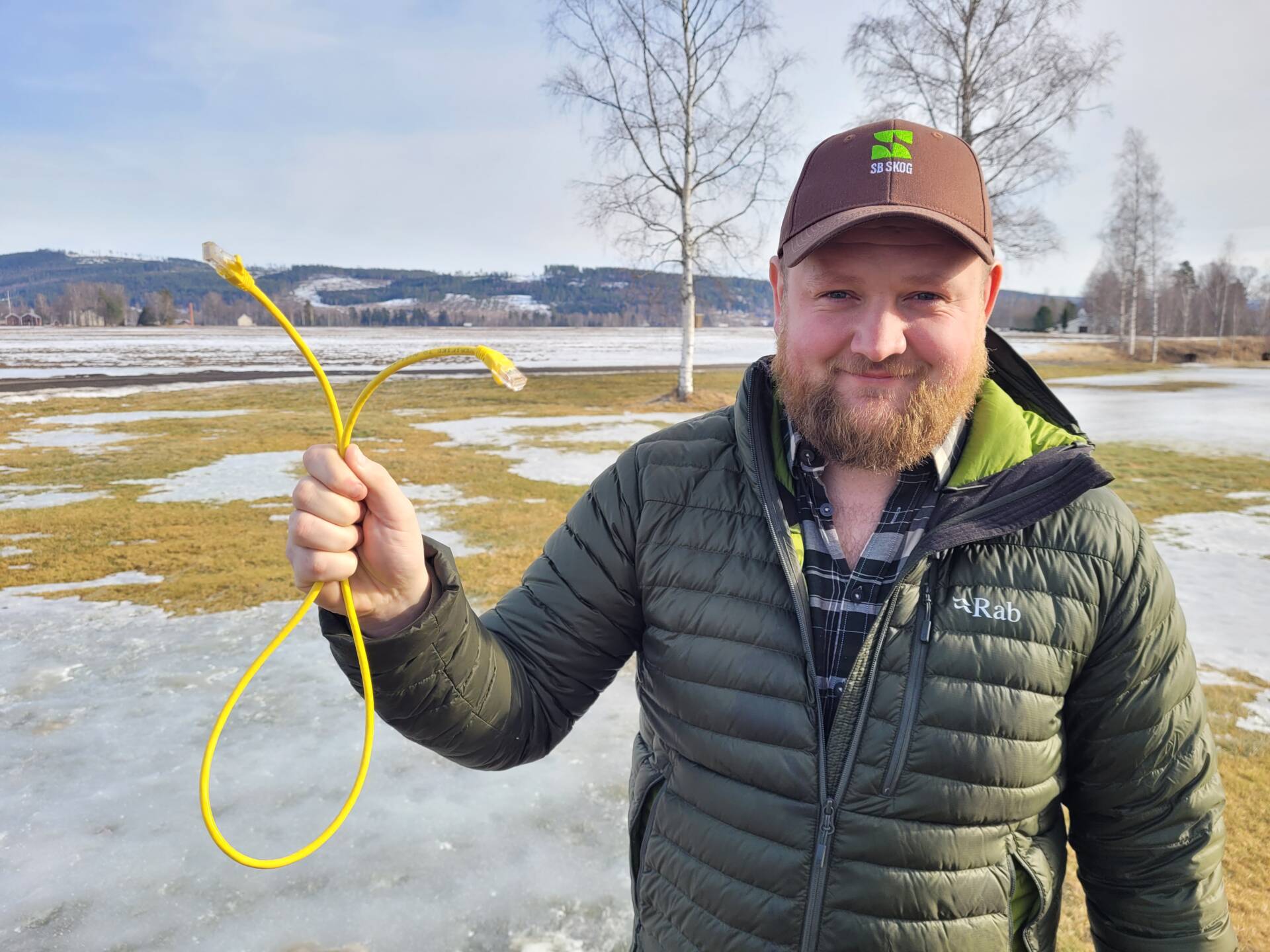 TAPPER FONDET: Jon Arne Borg Engø (Sp) er glad for at alle i Åsnes nå kan få fiber på like vilkår. Men det betyr også at Åsnes nærings- og utviklingsfond tappes for penger et år eller to.