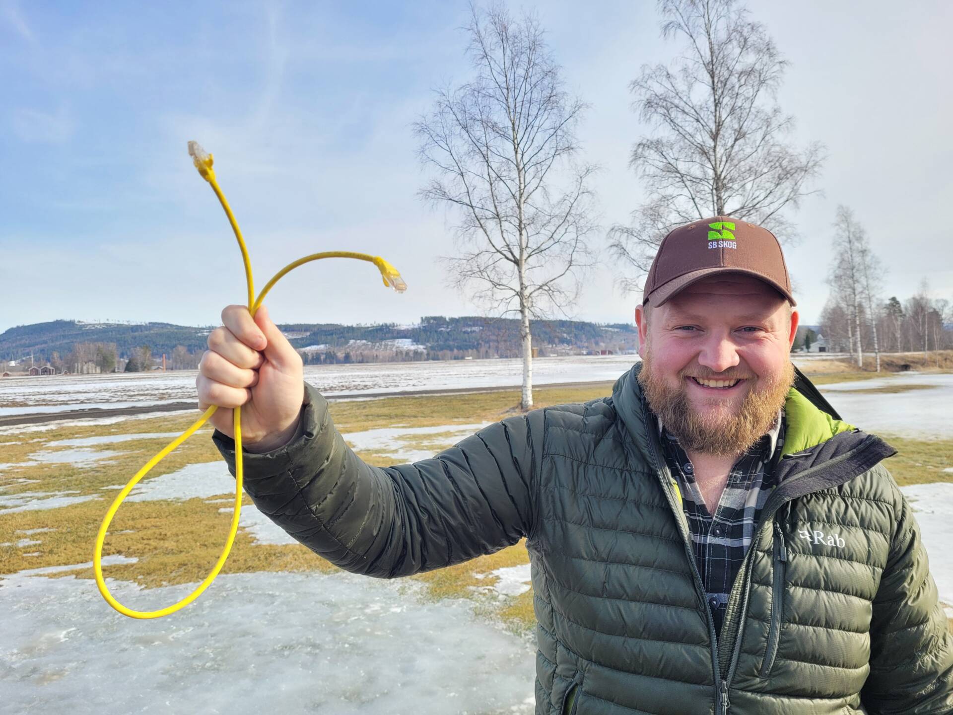GÅR FOR TØMMING: Jon Arne Borg Engø i Senterpartiet går for å tømme næringsfondet, slik at alle i Åsnes skal få fiber på like vilkår. Trolig blir dette også enden på visa i kommunestyret 28. mars.