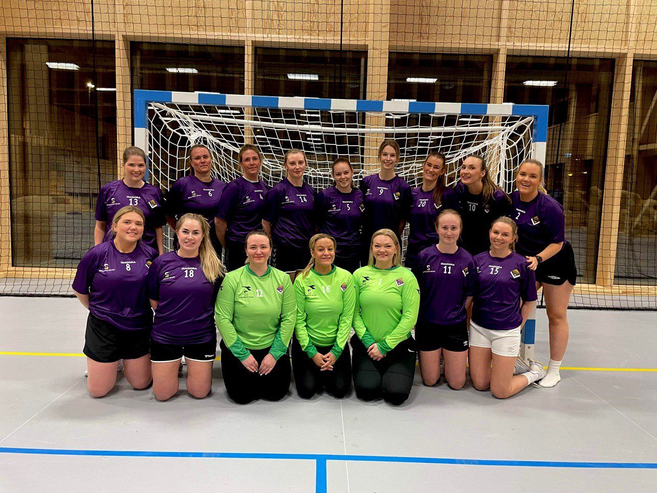 SPILLER I VÅLER: Våler Idrettsforening har fått eget damelag i håndball. Øverste rad fra vestre: Victoria Vinje, Line Therese Engebretsen, Line Kirkelund, Hanne Camilla Kokkin, Anna Elserud, Ida Østbye Skjæret, Pia la Cour Sollien, Emma Vestby-Kornstad, Kine Midtsundstad. Nederst rad fra vestre: Ine N Langkaas, Camilla Bækkevold, Linn Hege Sagen, Jenny Bjørneseth, Frida Saxerud, Anna Bjørneseth, Celine Andersen. Laget har flere spillere som ikke var med da bildet ble tatt.