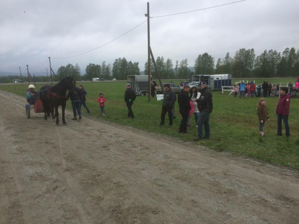 FLERE UTGAVER: Flere ganger har hestens dag blitt arrangert på Nøkleberget. I år ser arrangørene ut til å være heldigere med været enn her.