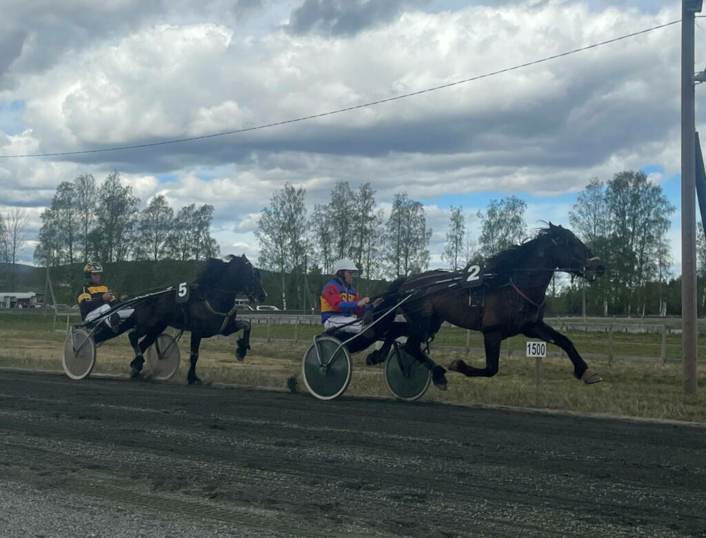 FULL FART: Deltakerne i full fart mot mål. Foto: Adele Dragsnes.