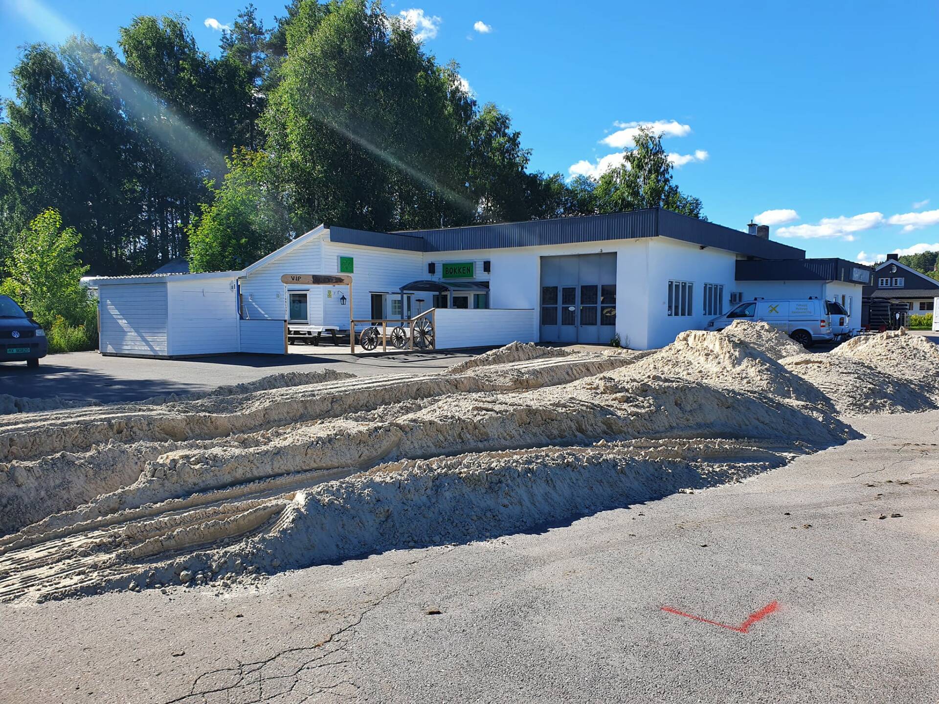 KLARE IGJEN: To helger på rad blir det turneringer i sanda utenfor Bokken på Braskereidfoss. Førstkommende helg blir det fotball, og helga etter volleyball.