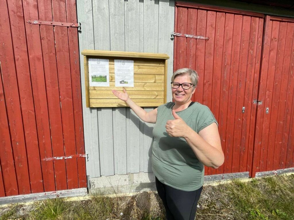 START OG MÅL: Leder i Siljuberget Skilag, Lena Jørgensen, forteller at starten og mål er ved klubbhuset Høivang. Nå håper hun på godt oppmøte lørdag 20. august da Siljubergslonken skal arrangeres.