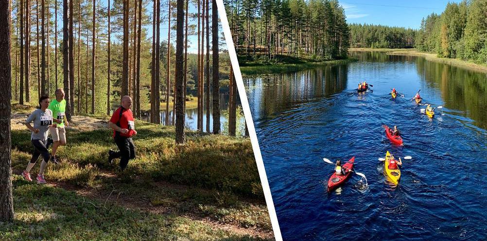 GJENNOMFØRES UANSETT: Søndag arrangeres Kynna triatlon i regi av Risberget Idrettslag, Solør Cykleklubb og padlegruppa i Våler Idrettsforening. I juni ble arrangementet utsatt på grunn av få påmeldte. Foto: Opplev Kynna.