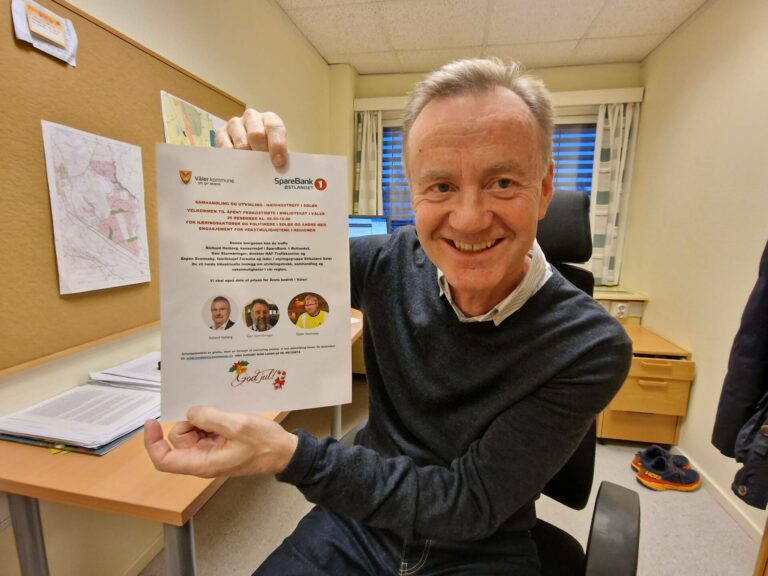 SAMLER NÆRINGSLIVET: Næringssjef i Våler, Arild Lande, er glad for at mange vil komme på næringstreffet tirsdag. Fortsatt er det mulig å melde seg på for etternølere, selv om fristen har gått ut.