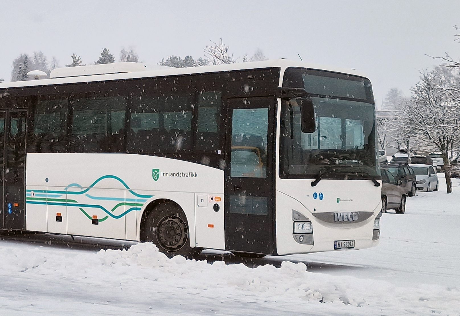 SKAPER FORSINKELSER: Bygging på Hamar forsinker bussen i ettermiddagsrushet. Det påvirker ruteplanen på resten av ruta mot Kongsvinger.