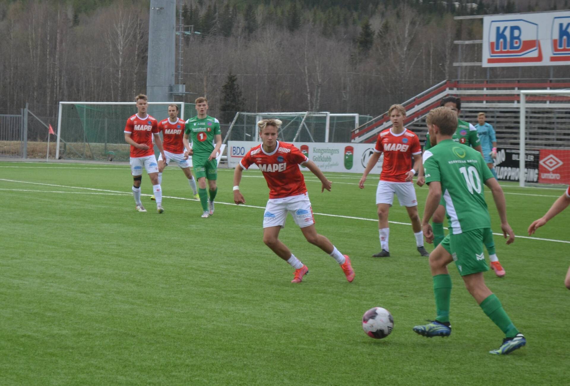 FLYTTER NORDOVER: Oliver Sandberg lånes ut fra Kongsvinger til Elverum. Her håper han å ta flere steg både som fotballspiller og menneske. Arkivfoto: Pål-Erik Berntsen.