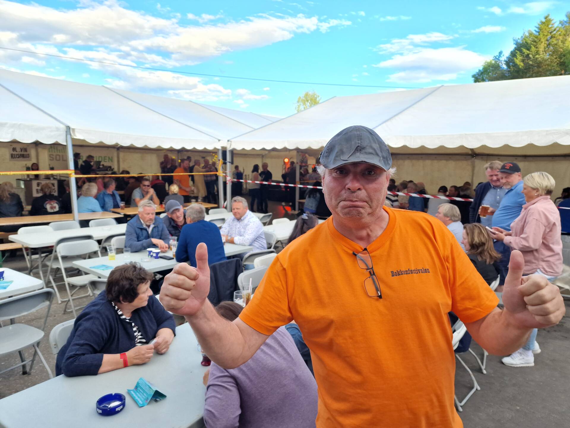 KLAR IGJEN: Andreas Holø og Bokken pub er klar for festival igjen. Her fra fjorårets utgave.