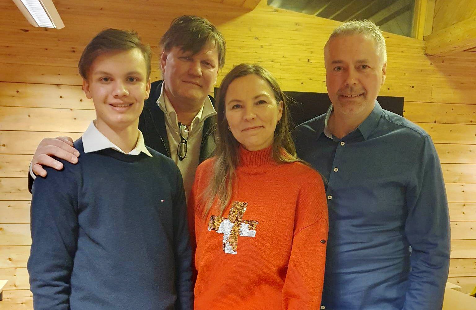 HØYRETOPPER I ENGERDAL: Victor Edstrøm (til venstre) har ledet nominasjonskomiteen i Engerdal Høyre. Her sammen med listetoppene, Svein Ekeland, Gjertrud E. Eggen og Tor Erik Skramstad. Foto: Engerdal Høyre.