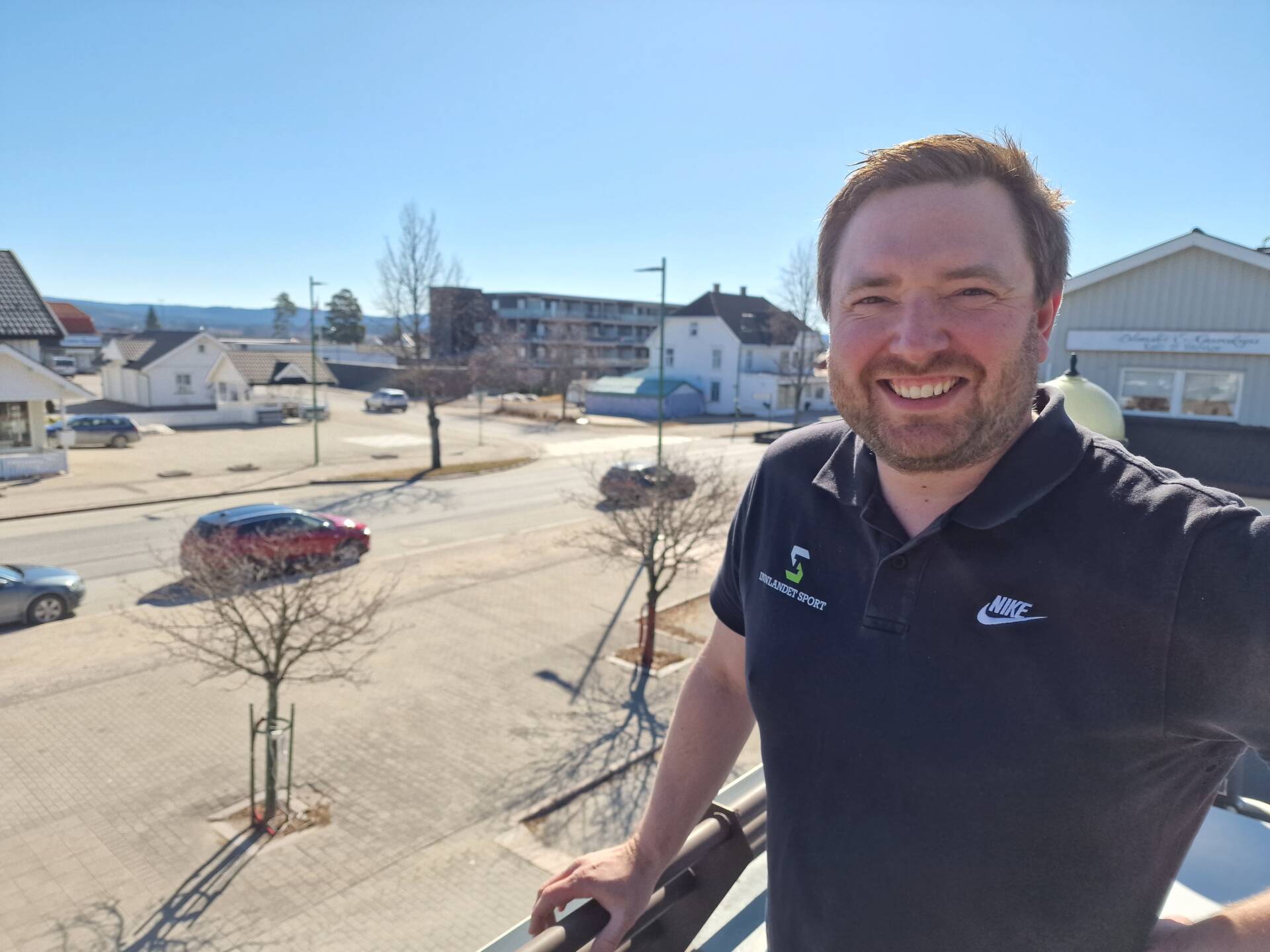 FORTSETTER: Jonas Gottenborg Larsen er gjenvalgt som styreleder i Handelssenteret Flisa.